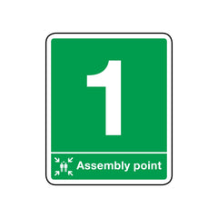 Assembly Point (1) Sign