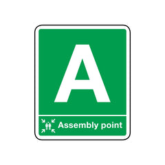 Assembly Point (A) Sign