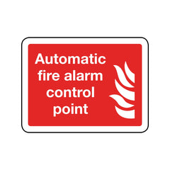 Automatic Fire Alarm - Control Point Sign