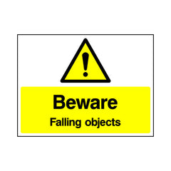 Beware Falling Objects - Landscape Sign - LN1 CN094 CN