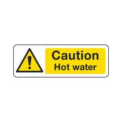 Caution Hot Water Sign