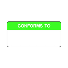 Conforms To - Sticker Sheet QCS002 QCS ST1