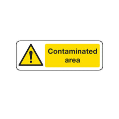 Contaminated Area Sign