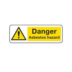 Danger Asbestos Hazard Sign