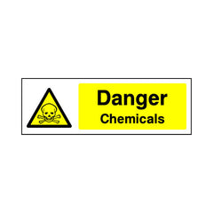 Danger Chemicals - Landscape Sign - LN3 CD016 CD