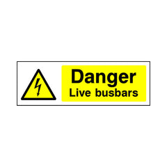 Danger Live Busbars - Landscape Sign EH016 EH LN3