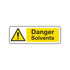 Danger Solvents Sign