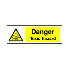 Danger Toxic Hazard - Landscape Sign - LN3 CD017 CD