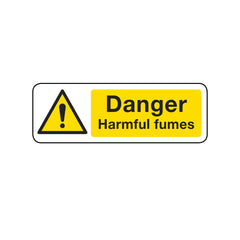 Danger Harmful Fumes Sign