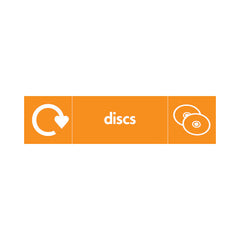 Discs Recycling & Icon - Landscape Sign OR024 OR LN3