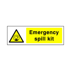 Emergency Spill Kit - Landscape Sign - LN3 CD044 CD