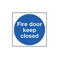 Fire Door Keep Closed Sign