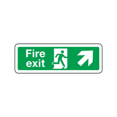 Fire Exit Right Up Sign