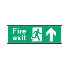 Fire Exit Up - Landscape Sign EE007 EE LN3