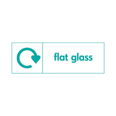 Flat Glass Recycling - Landscape Sign GR004 GR LN3