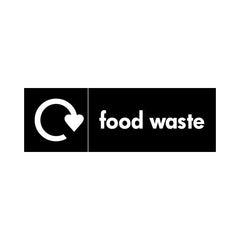 Food Waste Recycling - Landscape Sign HOR002 HOR LN3