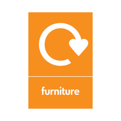 Furniture Recycling - Portrait Sign OR045 OR PT1