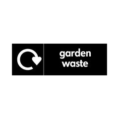 Garden Waste Recycling - Landscape Sign HOR003 HOR LN3