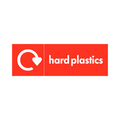 Hard Plastics Recycling - Landscape Sign PLA001 PLA LN3