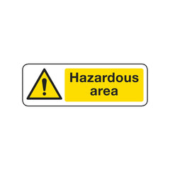 Hazardous Area Sign