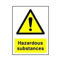 Hazardous Substances - Portrait Sign - PT1 CA045 CA