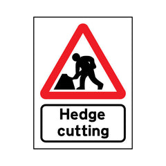 Hedge Cutting v2 - Portrait Sign - PT1 CA068 CA