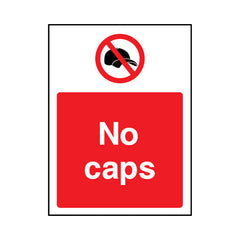 No Caps - Portrait Sign GP085 GP PT1