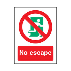 No Escape - Portrait Sign EE082 EE PT1