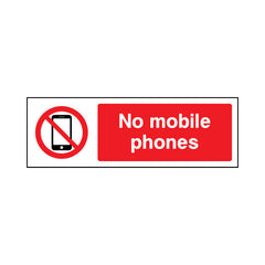 No Mobile Phones - Landscape Sign GP053 GP LN3