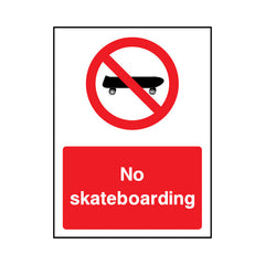 No Skateboarding - Portrait Sign GP080 GP PT1