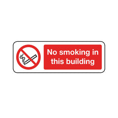 No Smoking In This Building Sign