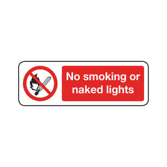 No Smoking Or Naked Lights Sign