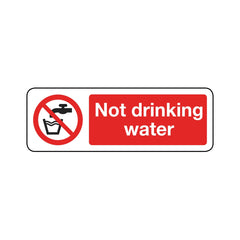 Not Drinking Water Sign