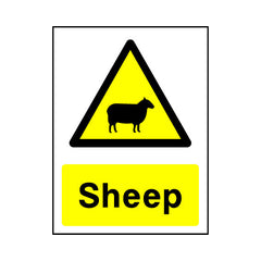 Sheep - Portrait Sign - PT1 CA011 CA