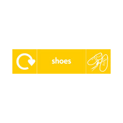 Shoes Recycling & Icon - Landscape Sign TCR011 TCR LN3