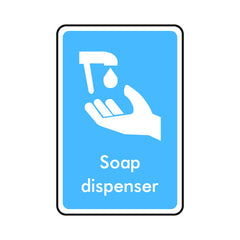 Soap Dispenser - Portrait Sign IS012 IS PT1