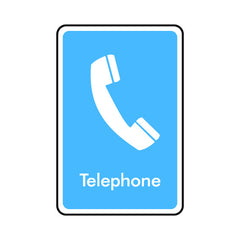 Telephone - Portrait Sign IS028 IS PT1