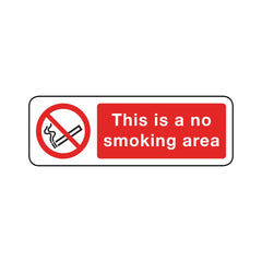 This Is A No Smoking Area Sign