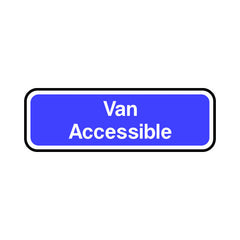 Van Accessible - Landscape Sign DA016 DA LN3