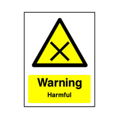 Warning Harmful v2 - Portrait Sign - PT1 CD063 CD