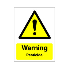 Warning Pesticide v2 - Portrait Sign - PT1 CD072 CD