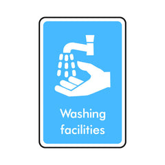 Washing Facilities - Portrait Sign IS014 IS PT1