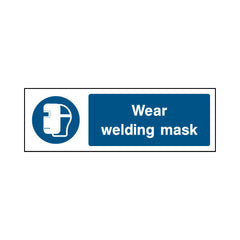 Wear Welding Mask - Landscape Sign PPE018 PPE LN3