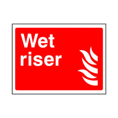 Wet Riser - Landscape Sign FE044 FE LN1