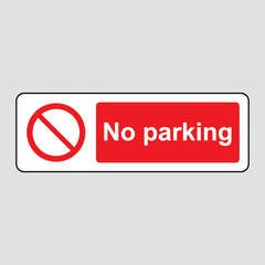 No parking sign